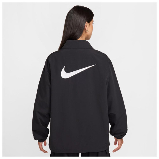 Nike Γυναικείο μπουφάν Sportswear Essential Oversized UV Woven Coaches' Jacket